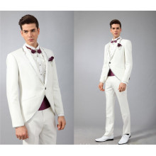 Wholesale man clothes 2017 new design custom made white men wedding suit